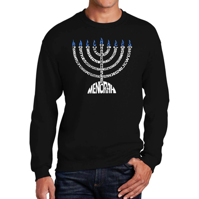 Menorah - Men's Word Art Crewneck Sweatshirt