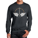 Gray XL Country Female Singers - Men's Word Art Crewneck Sweatshirt