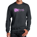 Gray Medium Shake it Off - Men's Word Art Crewneck Sweatshirt