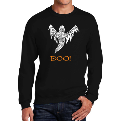 Halloween Ghost - Men's Word Art Crewneck Sweatshirt