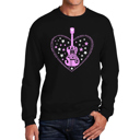 Black XXXL It's A Love Story - Men's Word Art Crewneck Sweatshirt
