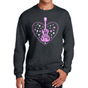 Gray XXXL It's A Love Story - Men's Word Art Crewneck Sweatshirt