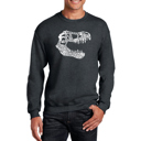  Trex - Mens Word Art Crewneck Sweatshirt