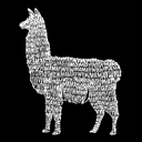  Women's Word Art V-Neck T-Shirt - Llama Mama