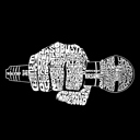  90's Rappers - Men's Word Art T-Shirt