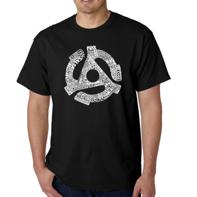 Mens Word Art T-shirt - Record Adapter