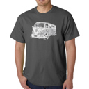 Gray XXXXL Men's Word Art T-shirt - THE 70'S