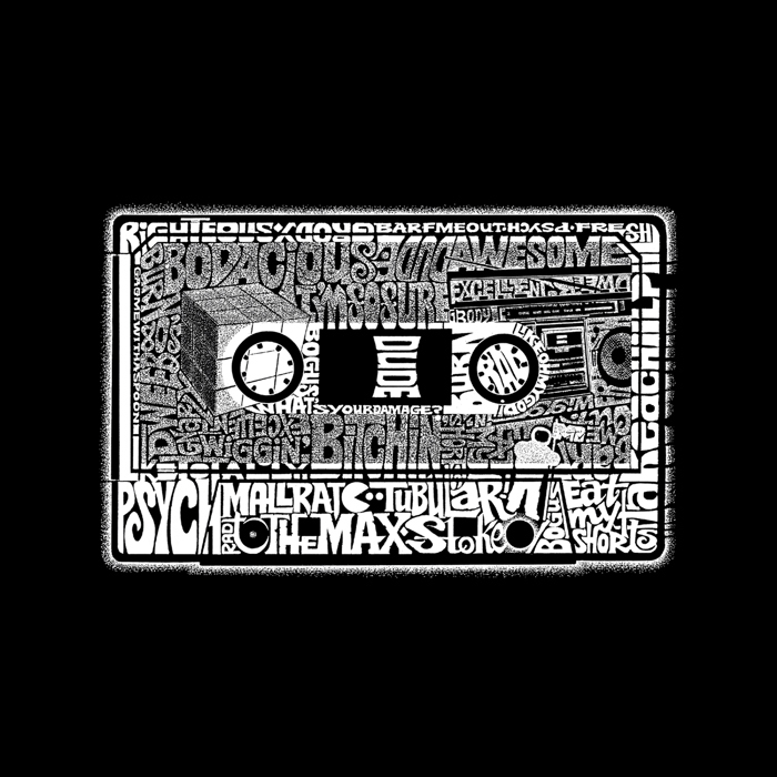 Men's Word Art T-shirt - The 80's