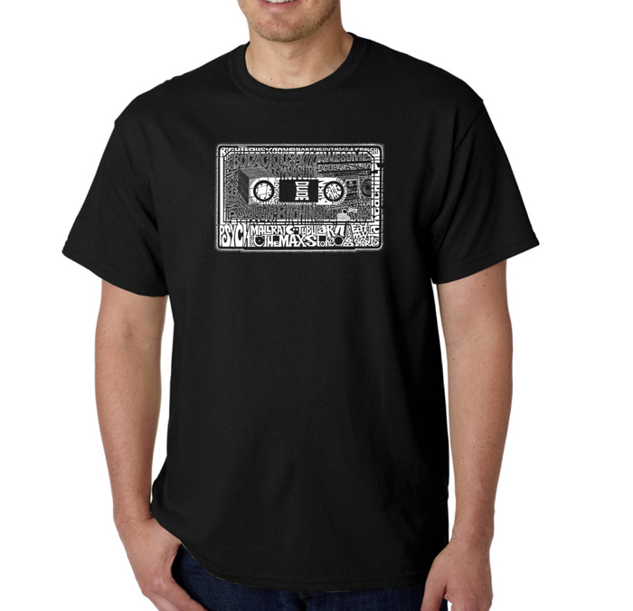 Men's Word Art T-shirt - The 80's