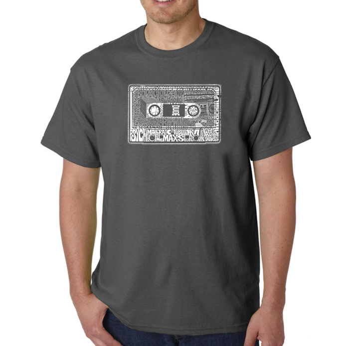 Men's Word Art T-shirt - The 80's