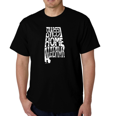 Mens Word Art T-shirt - Sweet Home Alabama