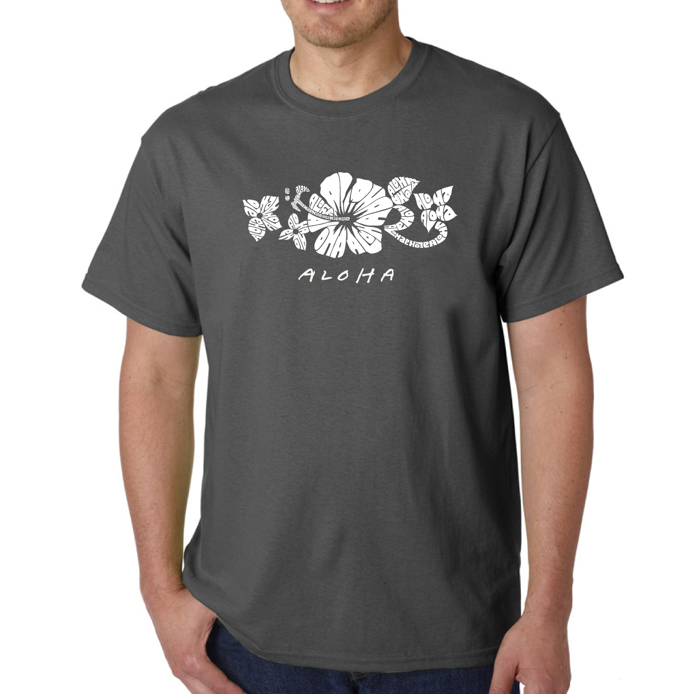Men's Word Art T-shirt - ALOHA