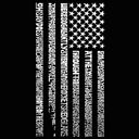  Men's Word Art T-shirt - National Anthem Flag