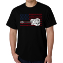 Black Small America Rocks - Men's Word Art T-Shirt