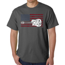 Gray XXXXL America Rocks - Men's Word Art T-Shirt