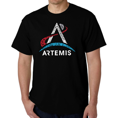NASA Artemis Logo - Mens Word Art T-Shirt