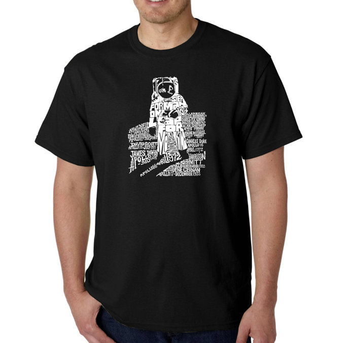 Men's Word Art T-shirt - ASTRONAUT