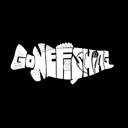  Men's Word Art T-shirt - Bass - Gone Fishing