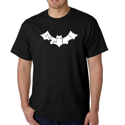 Mens Word Art T-shirt - BAT - BITE ME