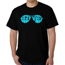 Black XXXL Beach Vibes - Men's Word Art T-Shirt