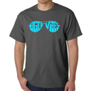 Gray XXL Beach Vibes - Men's Word Art T-Shirt