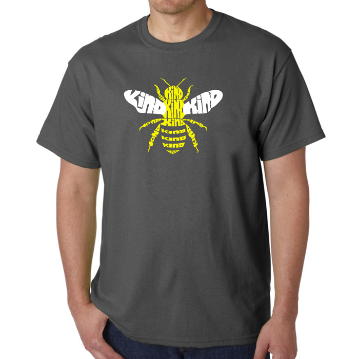 Men's Word Art T-shirt - Bee Kind