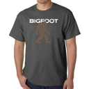 Gray XXL Bigfoot - Men's Word Art T-Shirt