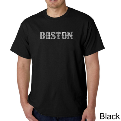 Mens Word Art T-shirt - BOSTON NEIGHBORHOODS