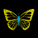  Men's Word Art T-shirt - Butterfly