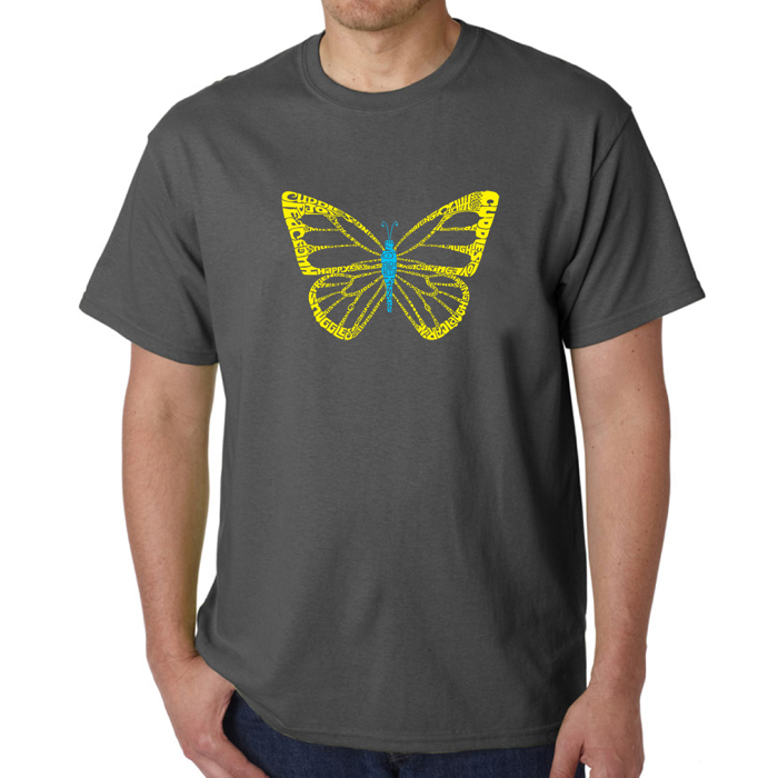Men's Word Art T-shirt - Butterfly