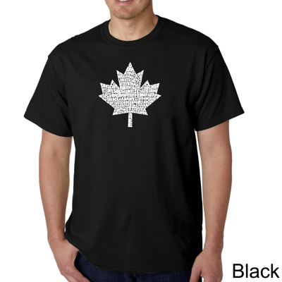 Men's Word Art T-shirt - CANADIAN NATIONAL ANTHEM