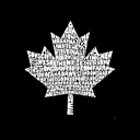  Men's Word Art T-shirt - CANADIAN NATIONAL ANTHEM