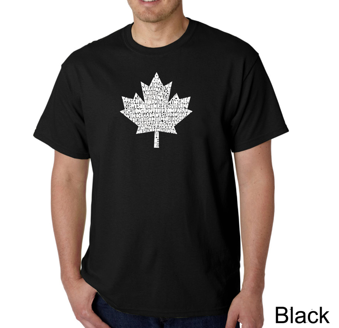 Men's Word Art T-shirt - CANADIAN NATIONAL ANTHEM
