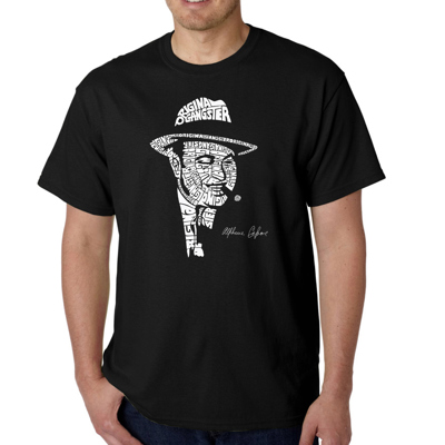 Mens Word Art T-shirt - AL CAPONE-ORIGINAL GANGSTER