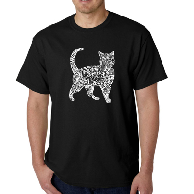 Mens Word Art T-shirt - Cat