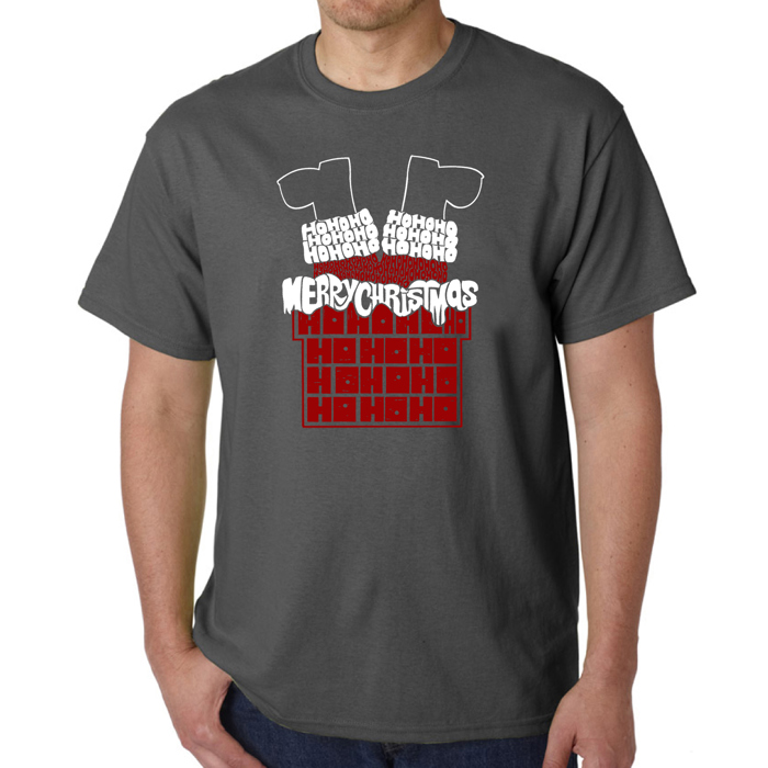 Chimney Santa - Men's Word Art T-Shirt
