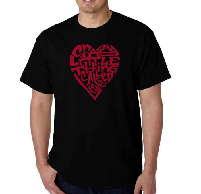 Men's Word Art T-shirt - Crazy Little Thing Called Love