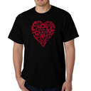 Black Medium Men's Word Art T-shirt - Crazy Little Thing Called Love