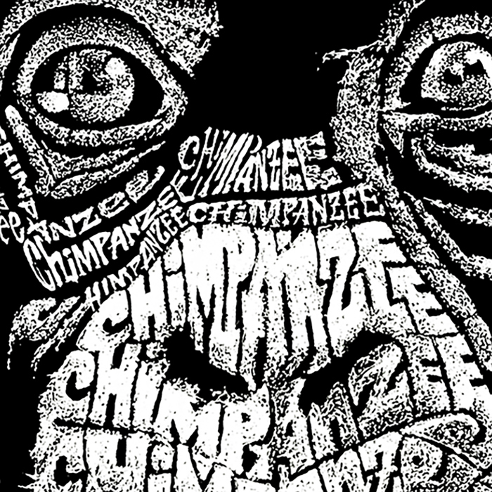 Men's Word Art T-shirt - Chimpanzee