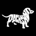  Men's Word Art T-shirt - Dachshund
