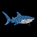  Men's Word Art T-shirt - Daddy Shark