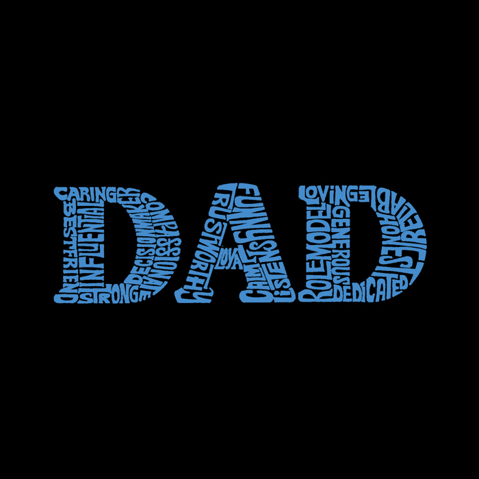 Men's Word Art T-shirt - Dad