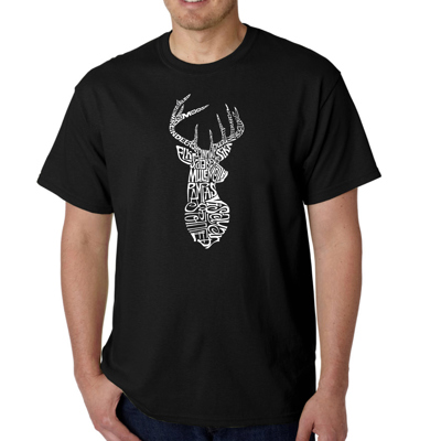 Men's Word Art T-shirt - Types of Deer