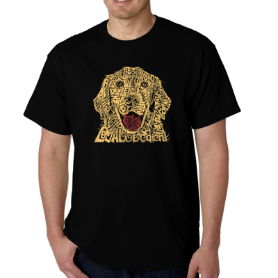 Mens Word Art T-shirt - Dog