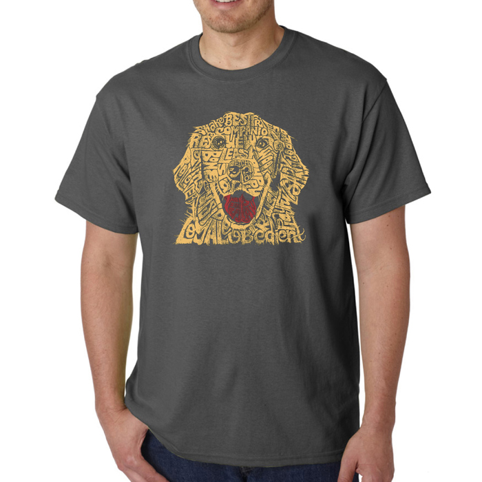 Mens Word Art T-shirt - Dog