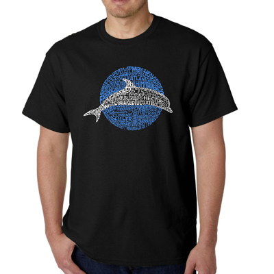 Men's Word Art T-shirt - Species of Dolphin
