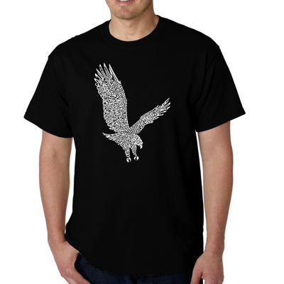 Mens Word Art T-shirt - Eagle