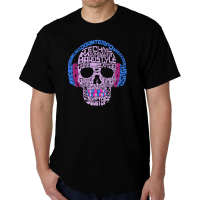 Mens Word Art T-shirt - Styles of EDM Music