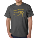 Gray XL Men's Word Art T-shirt - EGYPT