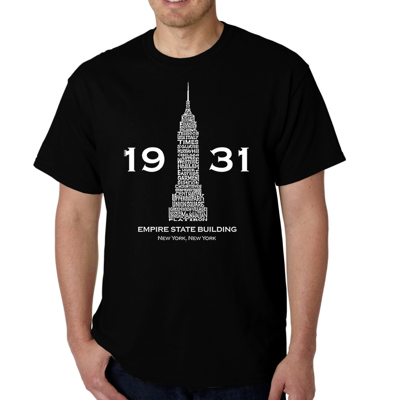 Men's Word Art T-shirt - Empire State Building